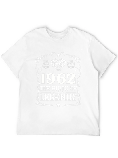 The Man The Myth Legend 1962 Black T-Shirt