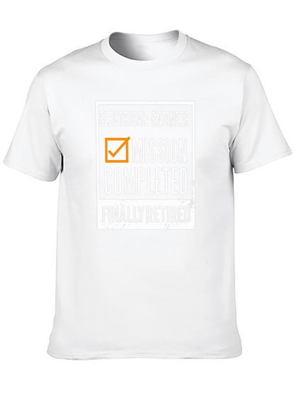 Electrical Engineer Retirement T-Shirt - Mission Completed