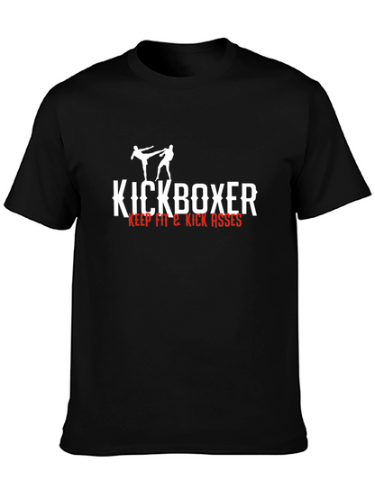 Kickboxer T-Shirt - Keep Fit & Kick Asses