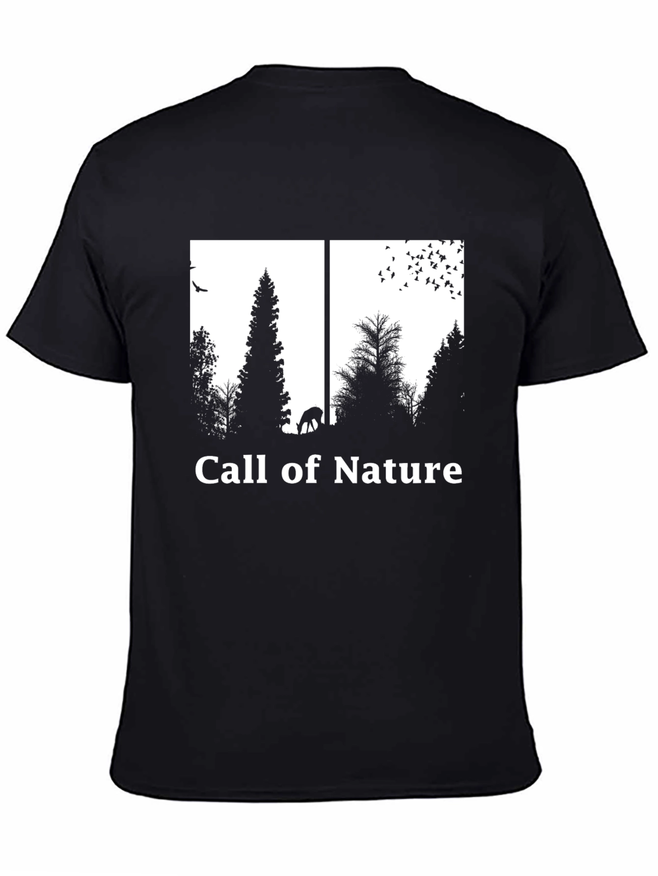 Call of Nature Graphic Tee - Black