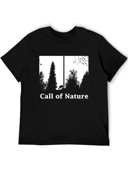 Call of Nature Graphic Tee - Black