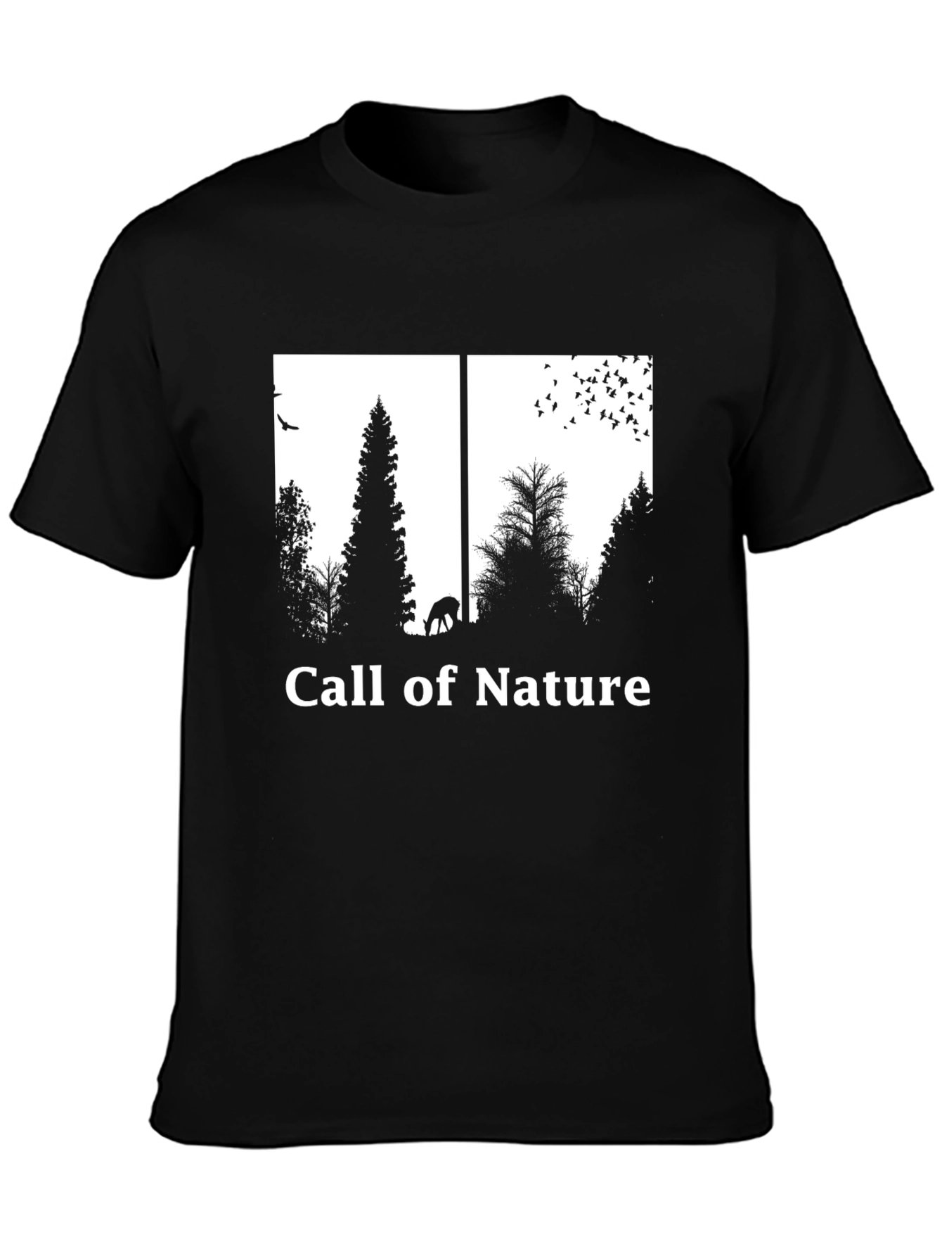 Call of Nature Graphic Tee - Black
