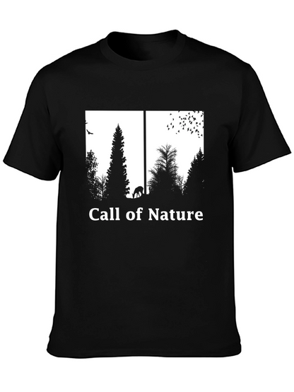 Call of Nature Graphic Tee - Black