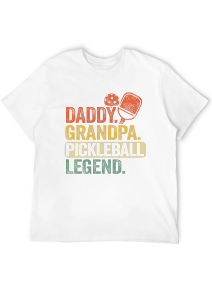 Daddy Grandpa Pickleball Legend T-Shirt