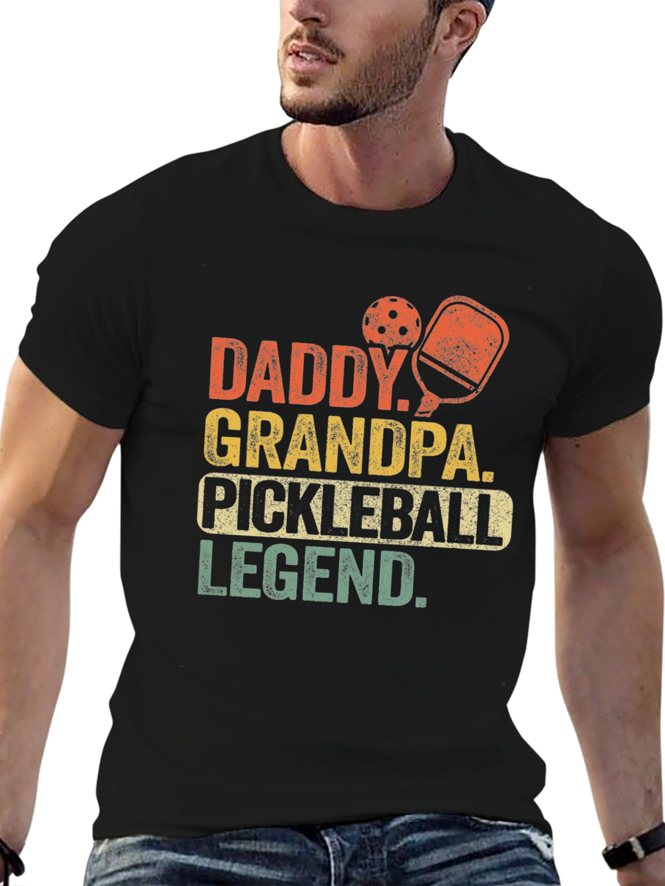Daddy Grandpa Pickleball Legend T-Shirt