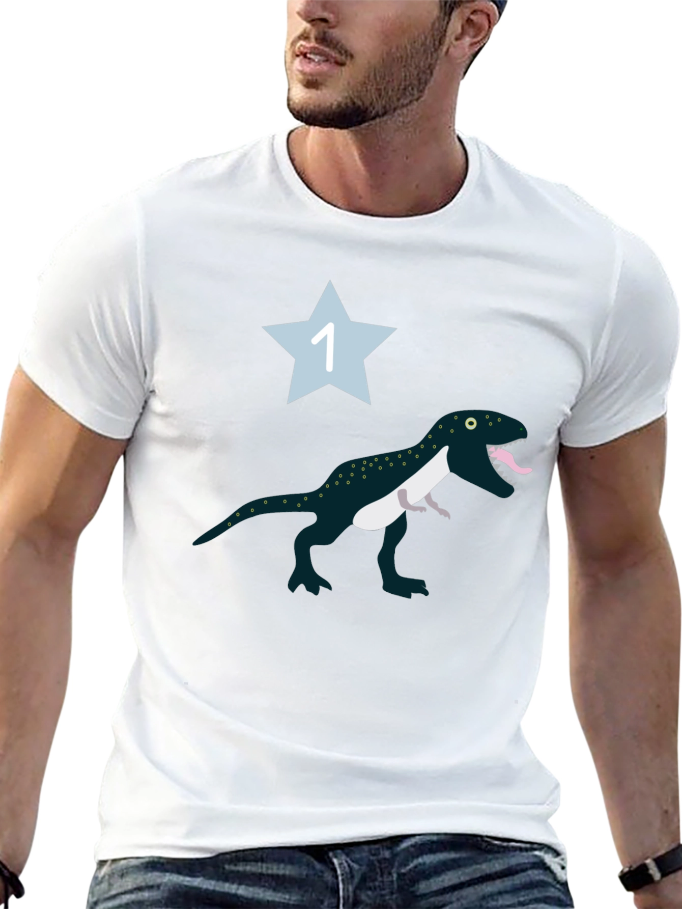 Dino Birthday T-Shirt - One Star