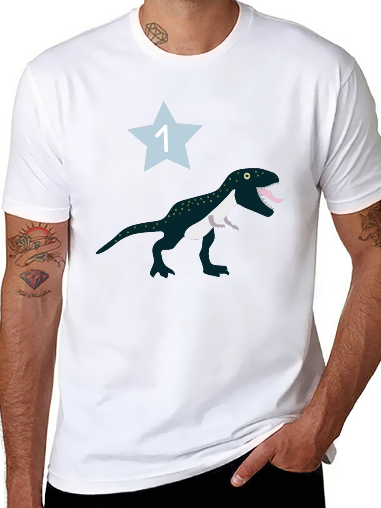 Dino Birthday T-Shirt - One Star