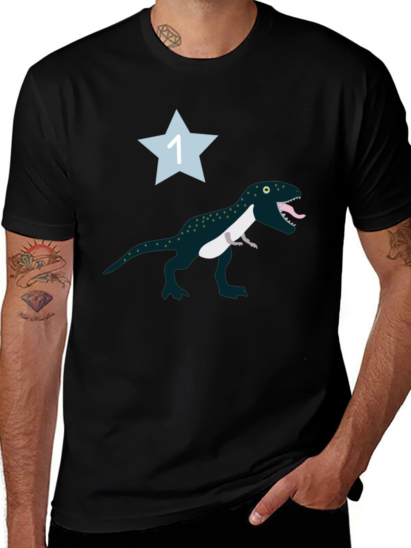 Dino Birthday T-Shirt - One Star