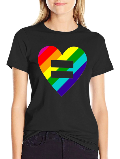 Equality Rainbow Heart Tee