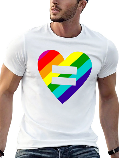 Equality Rainbow Heart Tee