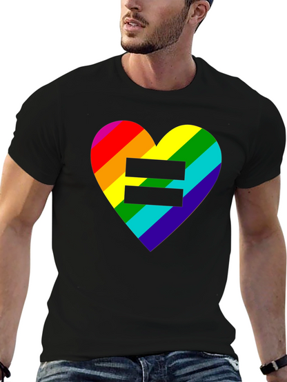 Equality Rainbow Heart Tee