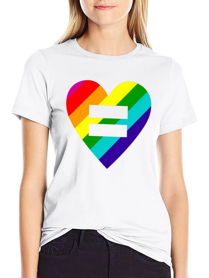 Equality Rainbow Heart Tee