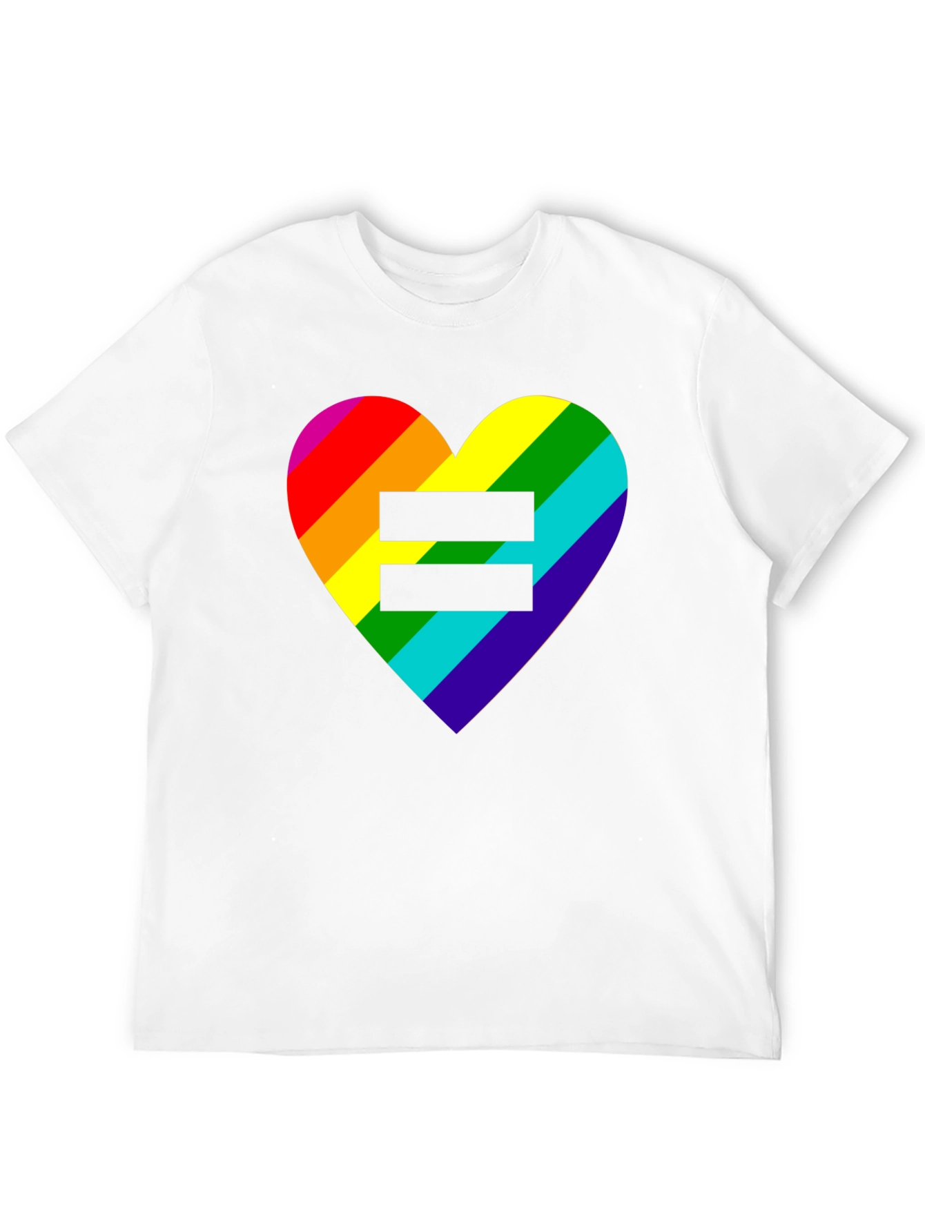 Equality Rainbow Heart Tee