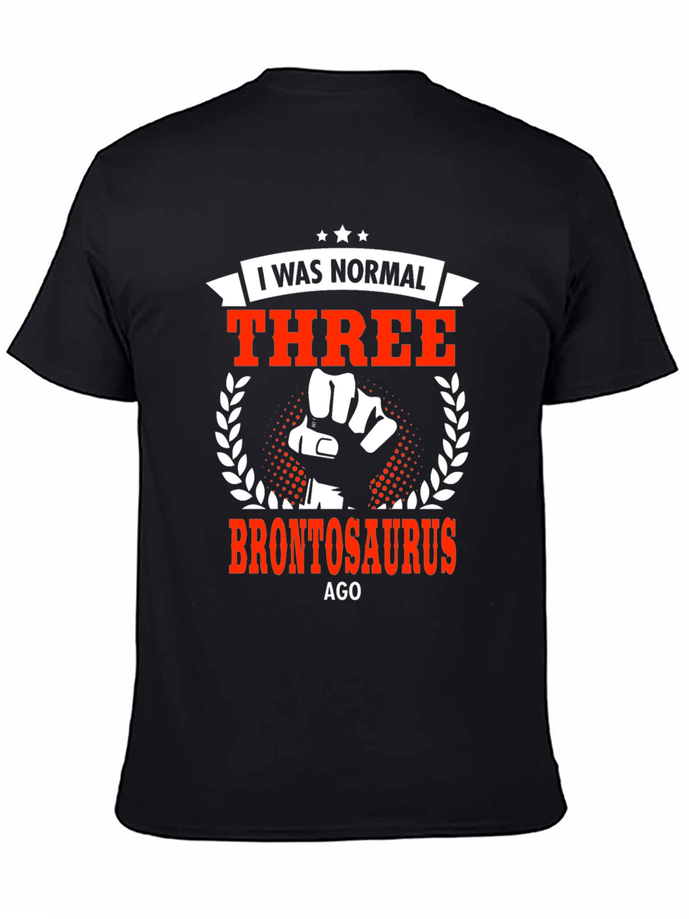 I Was Normal Three Brontosaurus Ago Graphic Tee
