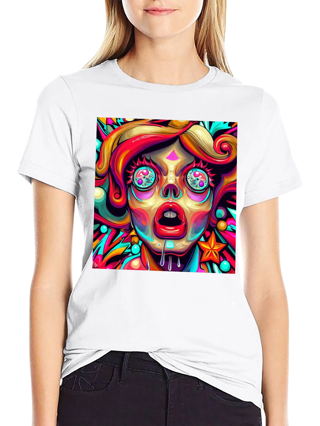 Psychedelic Art T-Shirt - Vivid Graphic Tee