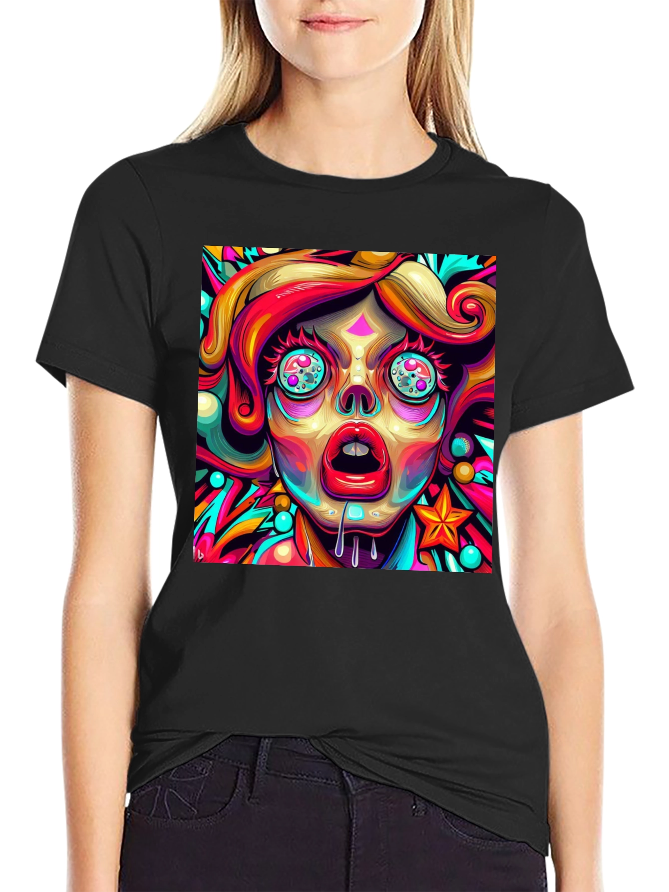 Psychedelic Art T-Shirt - Vivid Graphic Tee