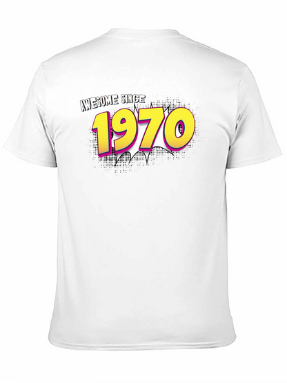 Awesome Since 1970 Black T-Shirt