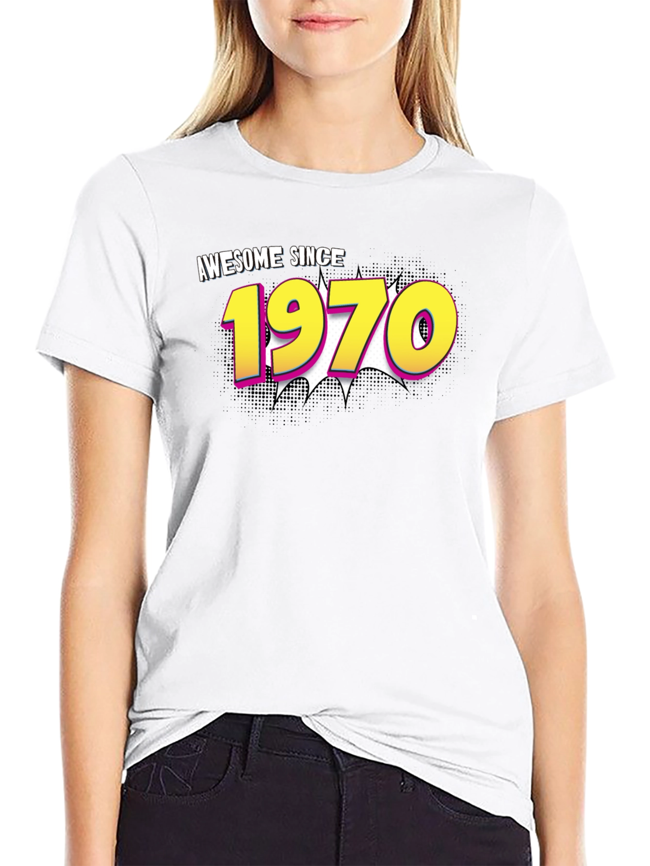 Awesome Since 1970 Black T-Shirt