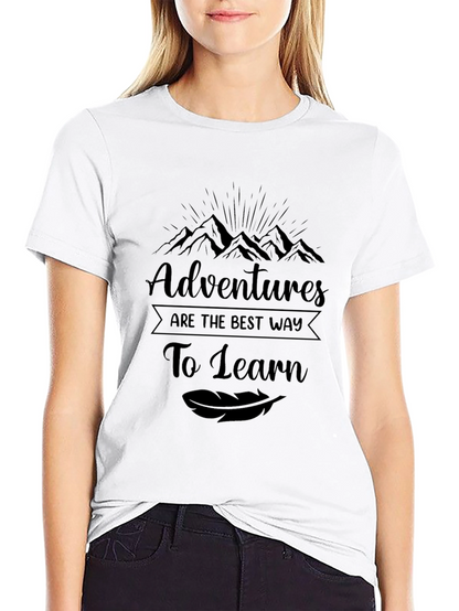 Adventures Best Way to Learn Black T-Shirt