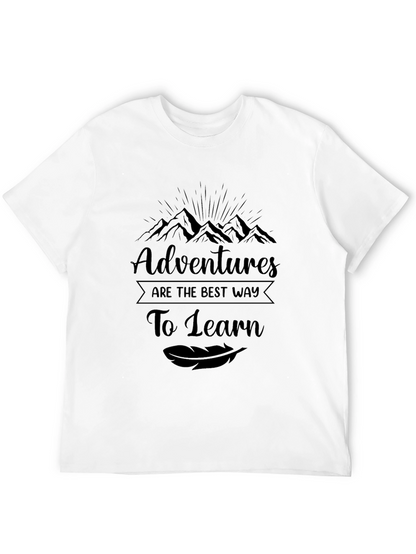 Adventures Best Way to Learn Black T-Shirt