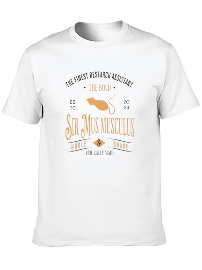Sir Mus Musculus Research Assistant T-Shirt