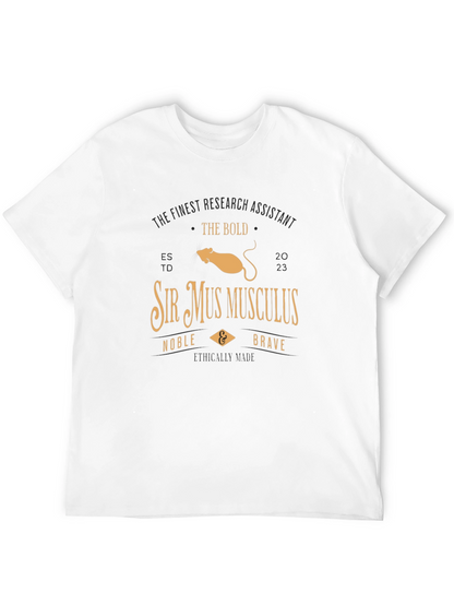 Sir Mus Musculus Research Assistant T-Shirt