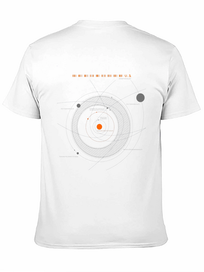 Space Orbit Black T-Shirt | Robotic Cult