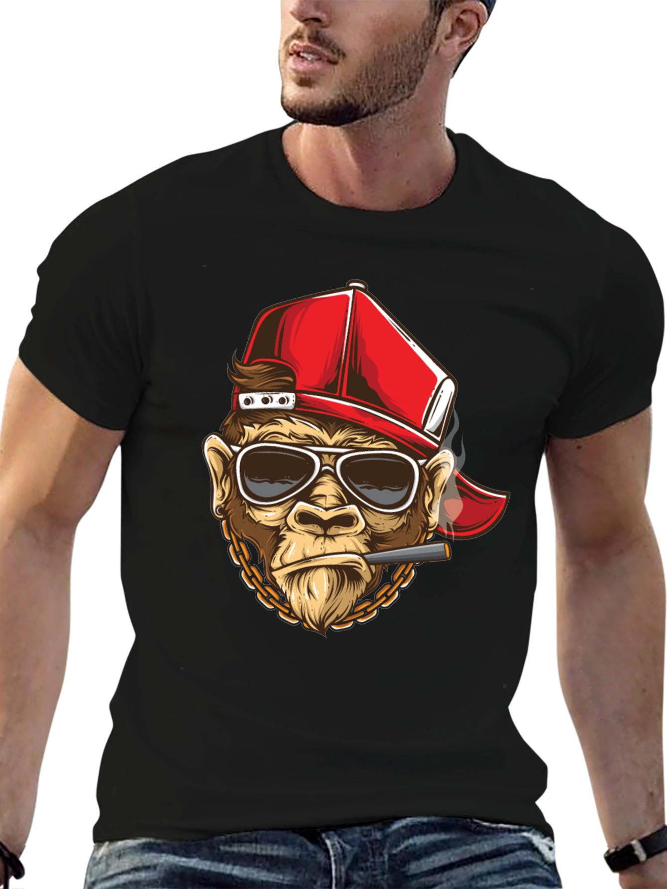 Cool Ape Graphic T-Shirt