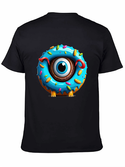 Donut Monster Graphic T-Shirt - Unique Eye-Catching Design