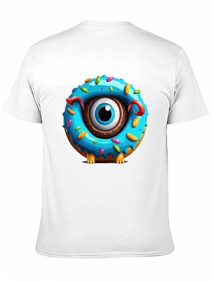 Donut Monster Graphic T-Shirt - Unique Eye-Catching Design