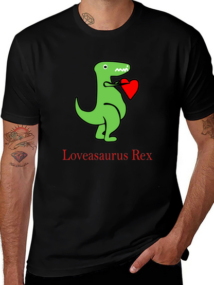 Loveasaurus Rex T-Shirt - Dinosaur Heart Tee
