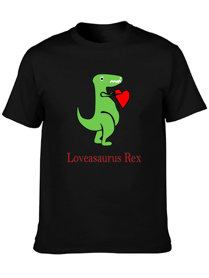 Loveasaurus Rex T-Shirt - Dinosaur Heart Tee