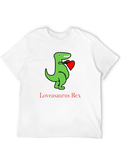 Loveasaurus Rex T-Shirt - Dinosaur Heart Tee