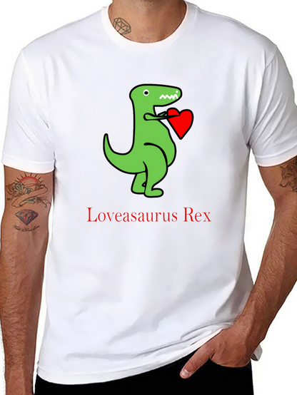 Loveasaurus Rex T-Shirt - Dinosaur Heart Tee