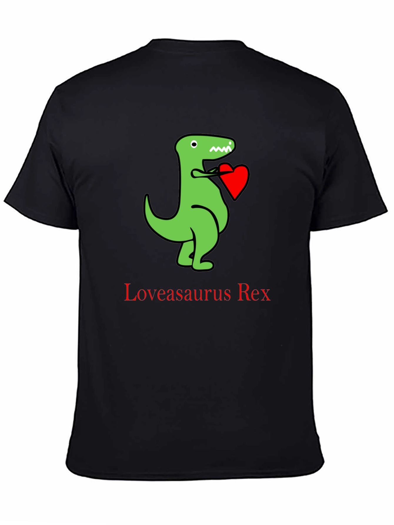 Loveasaurus Rex T-Shirt - Dinosaur Heart Tee
