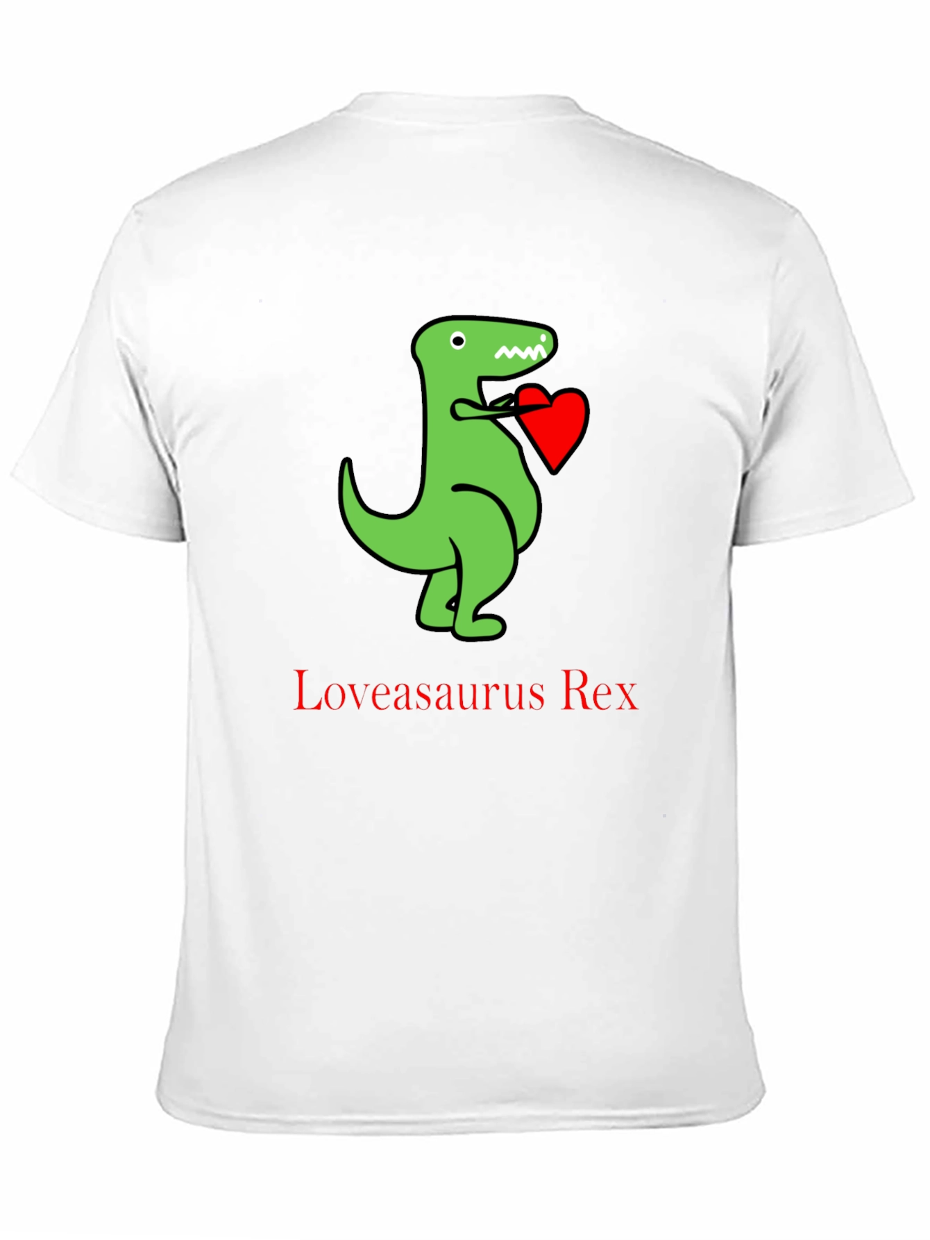 Loveasaurus Rex T-Shirt - Dinosaur Heart Tee