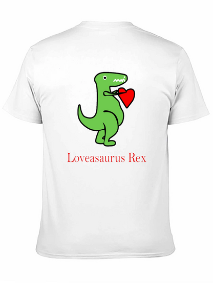 Loveasaurus Rex T-Shirt - Dinosaur Heart Tee