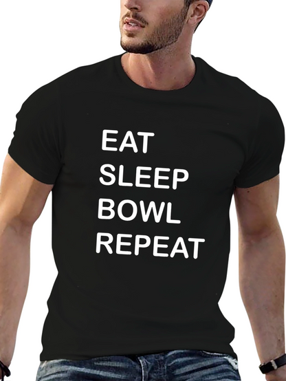 Eat Sleep Bowl Repeat T-Shirt