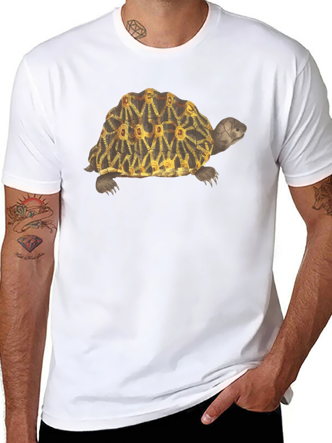 Turtle Graphic Tee - Stylish Black T-Shirt