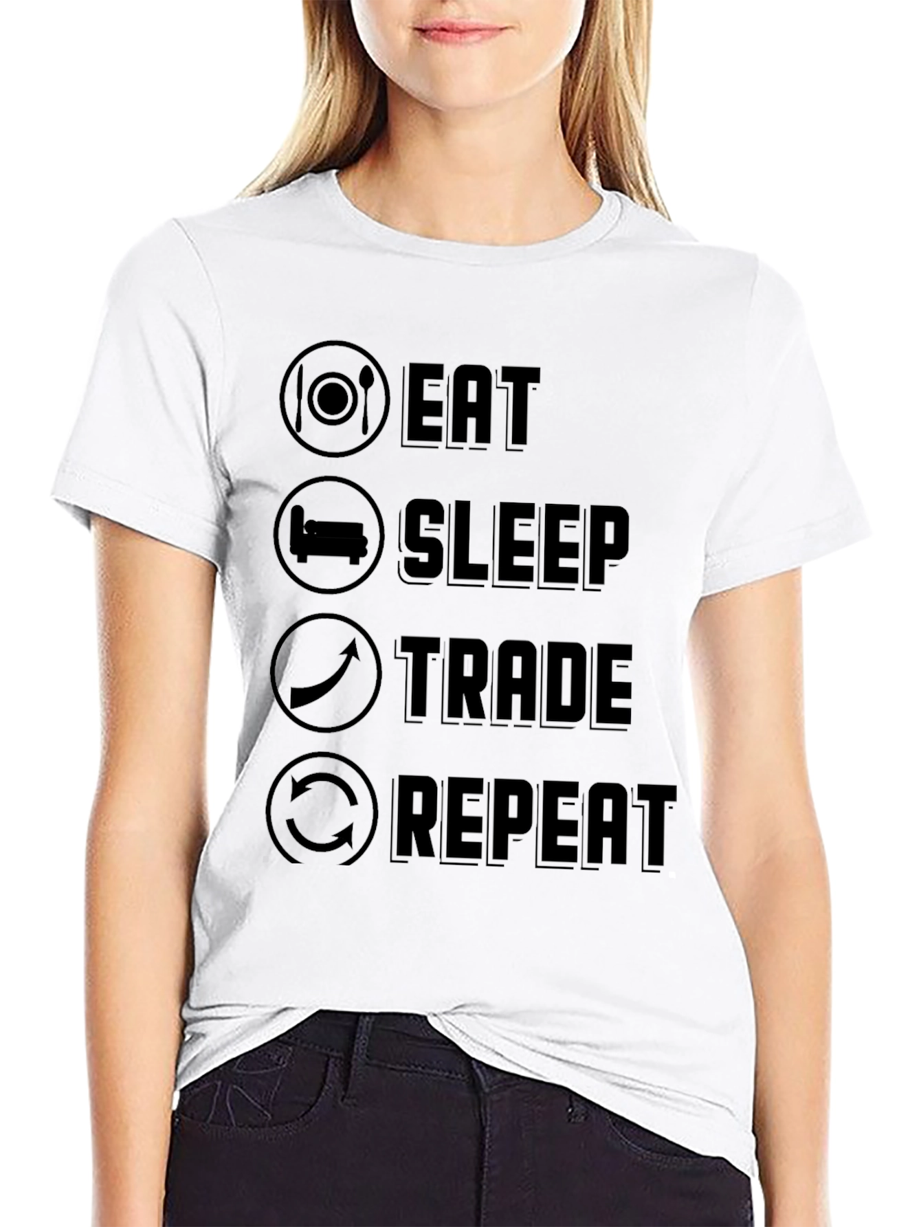 Eat Sleep Trade Repeat T-Shirt