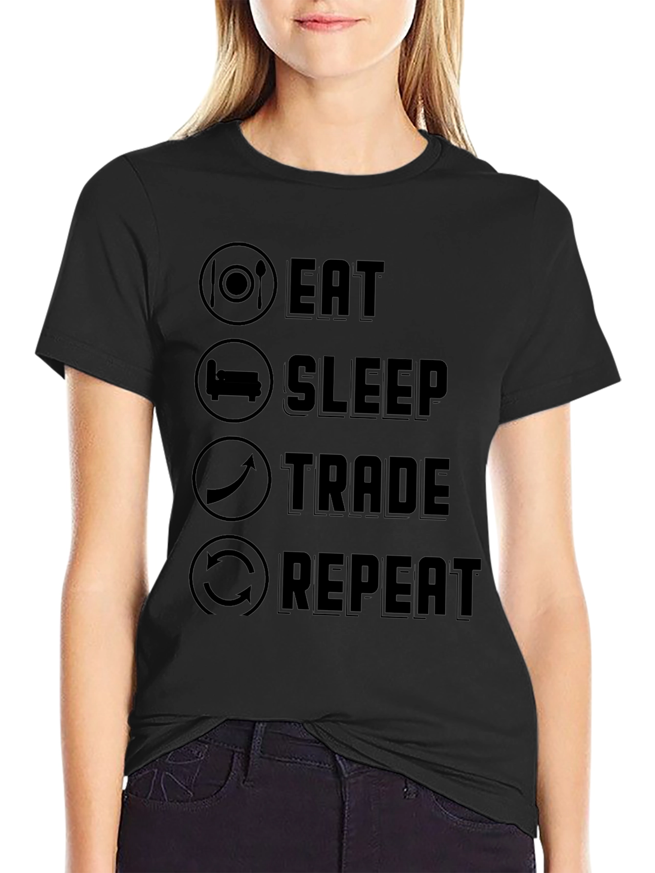Eat Sleep Trade Repeat T-Shirt