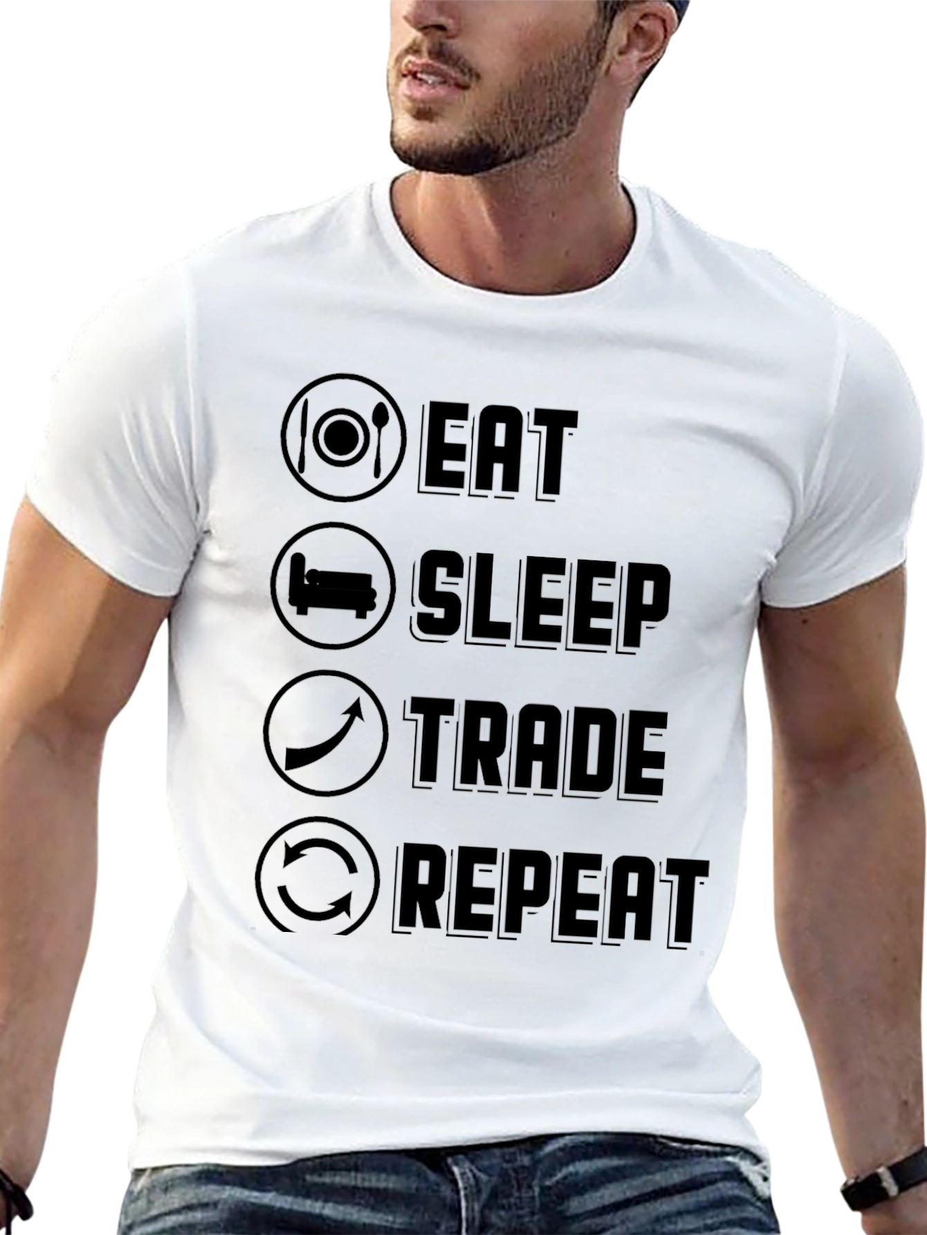 Eat Sleep Trade Repeat T-Shirt