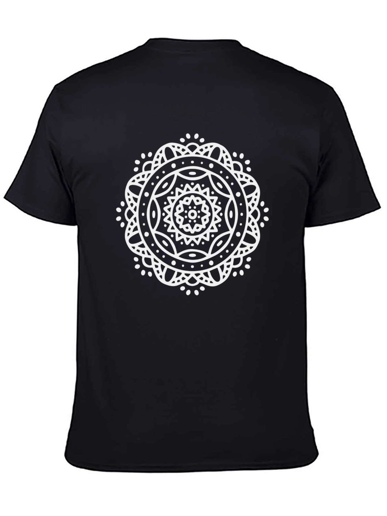 Mandala Graphic Black Tee