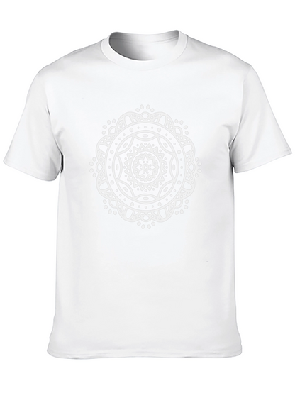 Mandala Graphic Black Tee