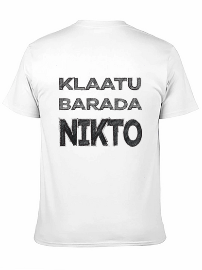 Klaatu Barada Nikto T-Shirt - Sci-Fi Fan Apparel