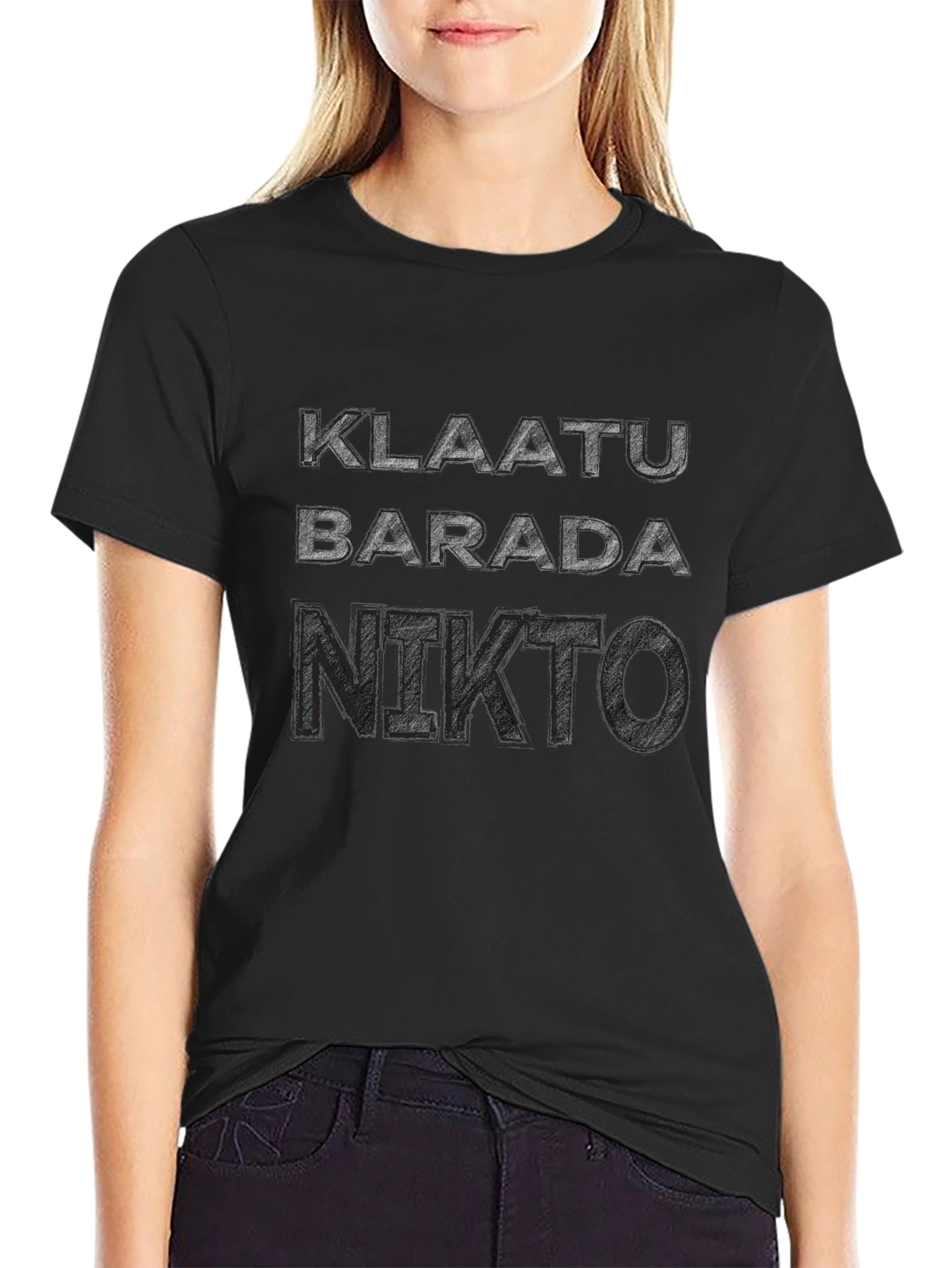 Klaatu Barada Nikto T-Shirt - Sci-Fi Fan Apparel