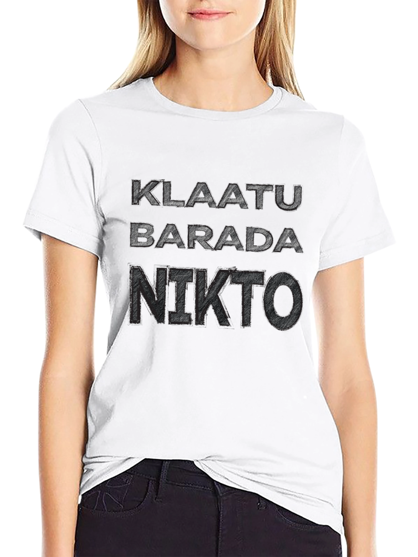 Klaatu Barada Nikto T-Shirt - Sci-Fi Fan Apparel