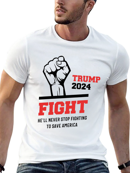 Trump 2024 Fight T-Shirt - Save America!