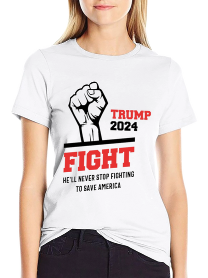 Trump 2024 Fight T-Shirt - Save America!