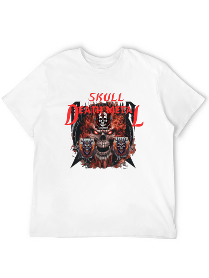 Skull Death Metal Graphic T-Shirt